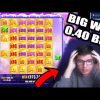 😱SUGAR RUSH BIG WIN 0.40 BET | NEW SLOTS STREAMER