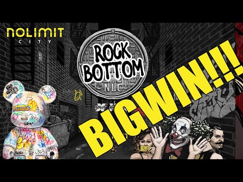 ROCK BOTTOM SLOT BIG WIN 💥 INSANITY SPINS 💥 NOLIMIT CITY!!!