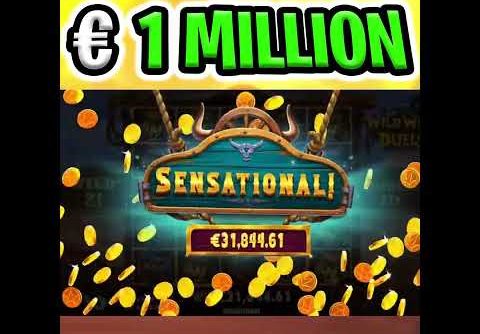 HOW I WON 1 MILLION 🤑 MY BIGGEST RECORD WIN EVER WILD WEST DUELS SLOT‼️ #shorts