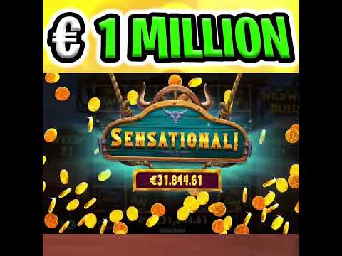 HOW I WON 1 MILLION 🤑 MY BIGGEST RECORD WIN EVER WILD WEST DUELS SLOT‼️ #shorts