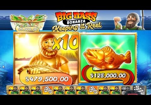 BIG BASS BONANZA – KEEPING it REAL – NEW RECORD – HUGE GOLDEN FISHERMAN with 10X MULTIPLIER BIG WIN