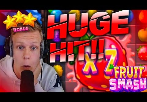 Fruit Smash SUPER Bonus!! BIG WIN!