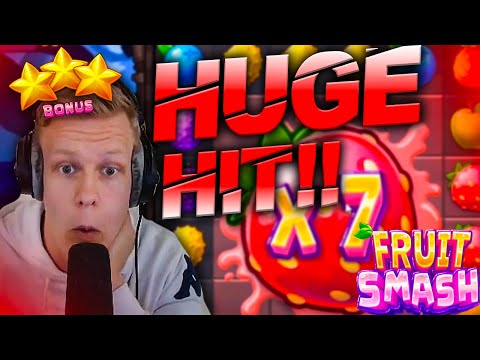 Fruit Smash SUPER Bonus!! BIG WIN!