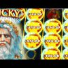 THIS NEW SLOT IS TO GOOD 😱 LUCKY LIGHTNING ⚡️ HUGE BIG WIN BONUS BUY HUGE COINS OMG BABYFACE ZEUS‼️