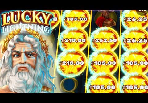 THIS NEW SLOT IS TO GOOD 😱 LUCKY LIGHTNING ⚡️ HUGE BIG WIN BONUS BUY HUGE COINS OMG BABYFACE ZEUS‼️