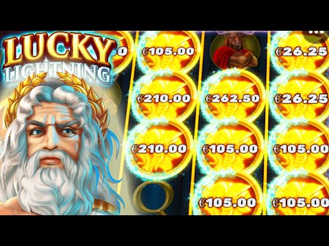 THIS NEW SLOT IS TO GOOD 😱 LUCKY LIGHTNING ⚡️ HUGE BIG WIN BONUS BUY HUGE COINS OMG BABYFACE ZEUS‼️