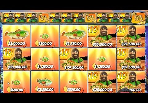 BIG BASS HOLD AND SPINNER – BRAND NEW SLOT WORLD RECORD HUGE WIN – 10X MULTIPLIER MANY FISH