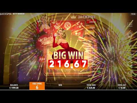 HUGE WIN ON BETTY BONKERS BY QUICKSPIN!!! 💰NEW SLOT!