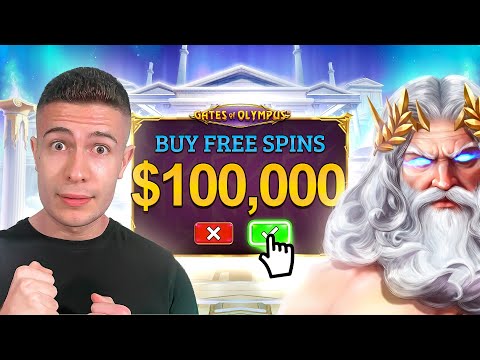 INSANE $100,000 Bonus Buys on GATES OF OLYMPUS ⚡