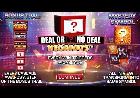 DEAL OR NO DEAL MEGAWAYS (BLUEPRINT GAMING) ONLINE SLOT