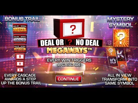 DEAL OR NO DEAL MEGAWAYS (BLUEPRINT GAMING) ONLINE SLOT