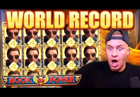 THE WORLD’S BIGGEST EVER WIN ON NEW BOOK OF POWER SLOT!!!