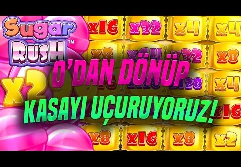 SUGAR RUSH | BİTTİK DERKEN ÇOK SAĞLAM GERİ DÖNÜYORUZ! | SLOT OYUNLARI Big Win