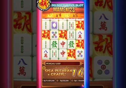 MAHJONG WAYS 1 ❗ Free Spin 5 scatter big win #shorts #mahjongways1 #slotgacorpgsofthariini