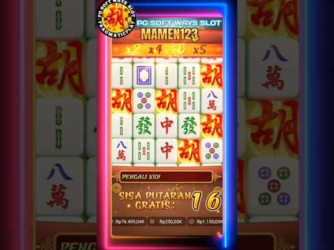 MAHJONG WAYS 1 ❗ Free Spin 5 scatter big win #shorts #mahjongways1 #slotgacorpgsofthariini