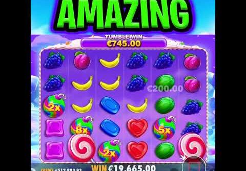 SWEET BONANZA SLOT 🤑 MEGA BIG WIN & EPIC MULTIPLIER 🔥 BONUS WOW‼️ #shorts