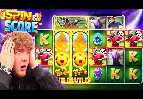 FINALLY we hit big on SPIN & SCORE MEGAWAYS! *NEW SLOT*