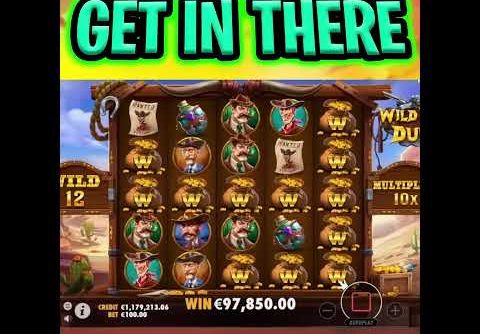 WILD WEST DUELS SLOT 🤑 WILD LINE MEGA BIG WIN OMG‼️ #shorts