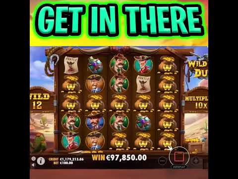 WILD WEST DUELS SLOT 🤑 WILD LINE MEGA BIG WIN OMG‼️ #shorts