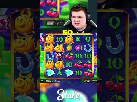 MASSIVE WIN On MAGIC PIGGY! (BONUS BUYS) #slots #casino #magicpiggy #shorts