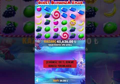 Şekerci Dükkanı Süper Ödeme Yakaladık | Sweet Bonanza Xmas Mega Kazanç | #casino #slot #shorts