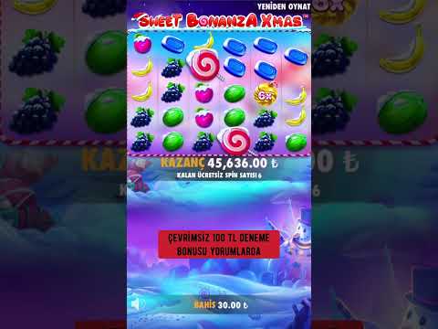 Şekerci Dükkanı Süper Ödeme Yakaladık | Sweet Bonanza Xmas Mega Kazanç | #casino #slot #shorts