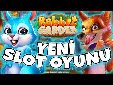 🐰 RABBIT GARDEN 🐰 YENİ SLOT OYUNLARI | YENİ OYUNDAN GÜZEL KAZANÇ | Big Win Slot izle