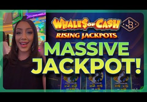 MASSIVE Jackpot 😱 My Biggest Win Ever! On Whales Of Cash Slot Machine!