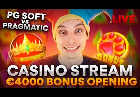 SLOTS LIVE 🔴 €4000 BONUS OPENING! Casino Stream Big Wins with mrBigSpin