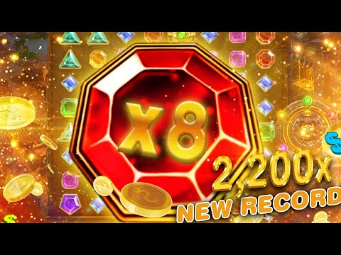 I GOT NEW RECORD WIN ON GEMS BONANZA!!