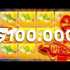 MY BIGGEST WIN EVER ON A SLOT, AND IT WAS BIG BASS BONANZA PAYING $100.000!!!