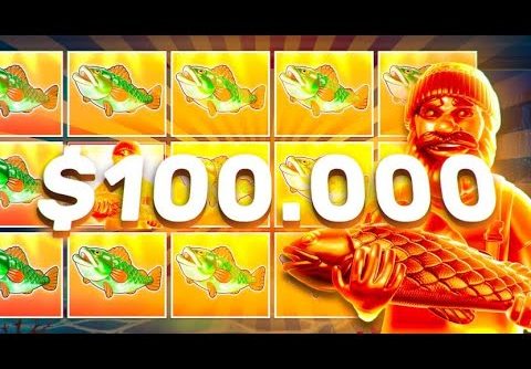 MY BIGGEST WIN EVER ON A SLOT, AND IT WAS BIG BASS BONANZA PAYING $100.000!!!