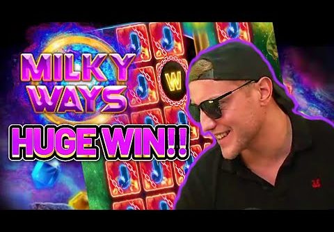 BIG WIN!! MILKY WAYS BIG WIN – Casino slot win from Casinodaddy