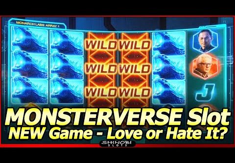 MonsterVerse Slot Machine – First Attempt, New Everi Slot.  Love It or Hate It?