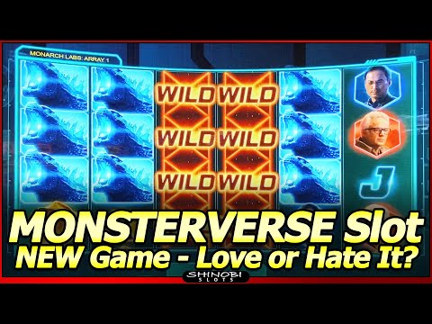 MonsterVerse Slot Machine – First Attempt, New Everi Slot.  Love It or Hate It?