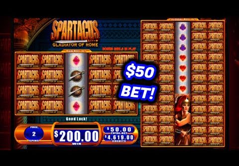 FORTUNE FAVORS THE BOLD! 😎 Spartacus Gladiator of Rome Casino Slot / Big Wins and Free Spins!