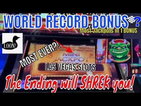 GOBLIN’s GOLD Slot WORLD RECORD? MULTIPLE Jackpots in 1 BONUS✅ MOST EVER SHREK-A-Licious WINNING