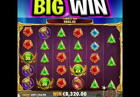 GATES OF OLYMPUS SLOT MEGA BIG WIN 🤑 ON THIS EPIC MULTIPLIER MAX BET OMG‼️ #shorts