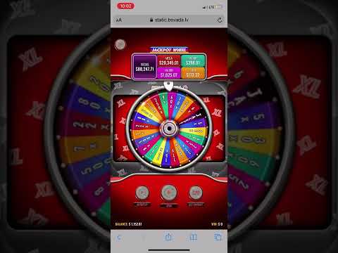Bovada Casino Online : Reels & Wheels Slot game 250x BIG WIN !!