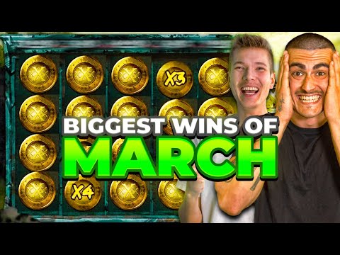 BIGGEST WINS OF MARCH (2023) – INSANE Online SLOT Compilation