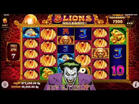 GR4TISAN M4NIS⁉️ SLOT GACOR HARI INI || 5 LION MEGAWAYS PRAGMATIC PLAY MODAL KECIL