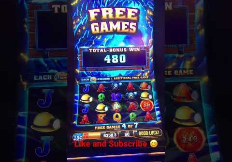 Fire Link Slot Machine Bonus Big Win and Lots of Re-trigger Spins $6 Bets