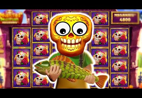 MUERTOS MULTIPLIER SLOT 🤑 RARE 14 SPINS 🔥 ON MAX BET‼️ *** BIG WINS ***