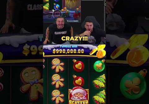 HUGE TUMBLE LEADS TO $1,000,000 INSANE SLOT WIN! #casino #slots #bigwin