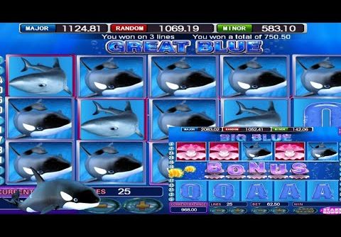 Great Blue Full Jerus 2 Line Dibantu Paus || Free Spin Bet $62.50 || Mega888