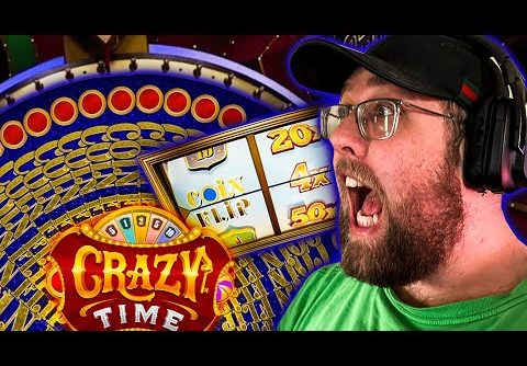 BIG WIN ON 4X TOP SLOT COIN FLIP CRAZY TIME!