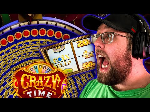 BIG WIN ON 4X TOP SLOT COIN FLIP CRAZY TIME!