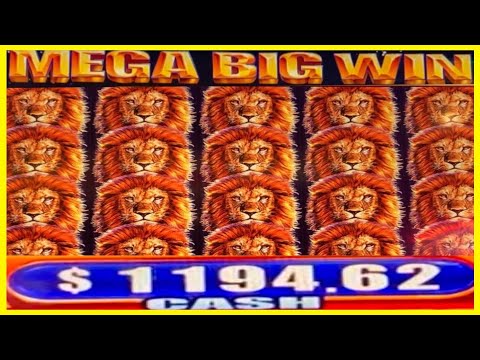 **MEGA HUGE WINS!!!** INSANE PROFIT!!! King of Africa WMS Slot Machine Bonus Wins