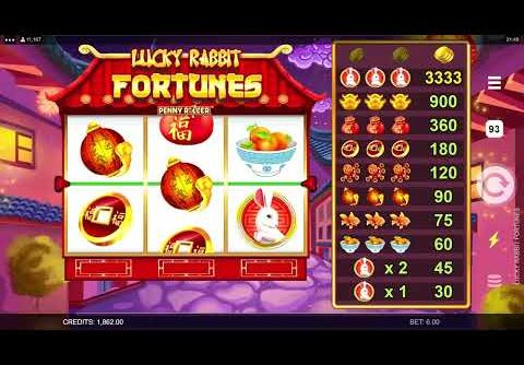 Lucky Rabbit Fortunes (Aurum Signature Studios) 🎉 ONLINE SLOT SUPER BIG WIN!! 💥