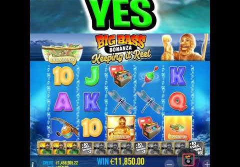 BIG BASS BONANZA REEL SLOT 🤑 RARE GOLDEN COLLECTOR MEGA BIG WIN‼️ #shorts